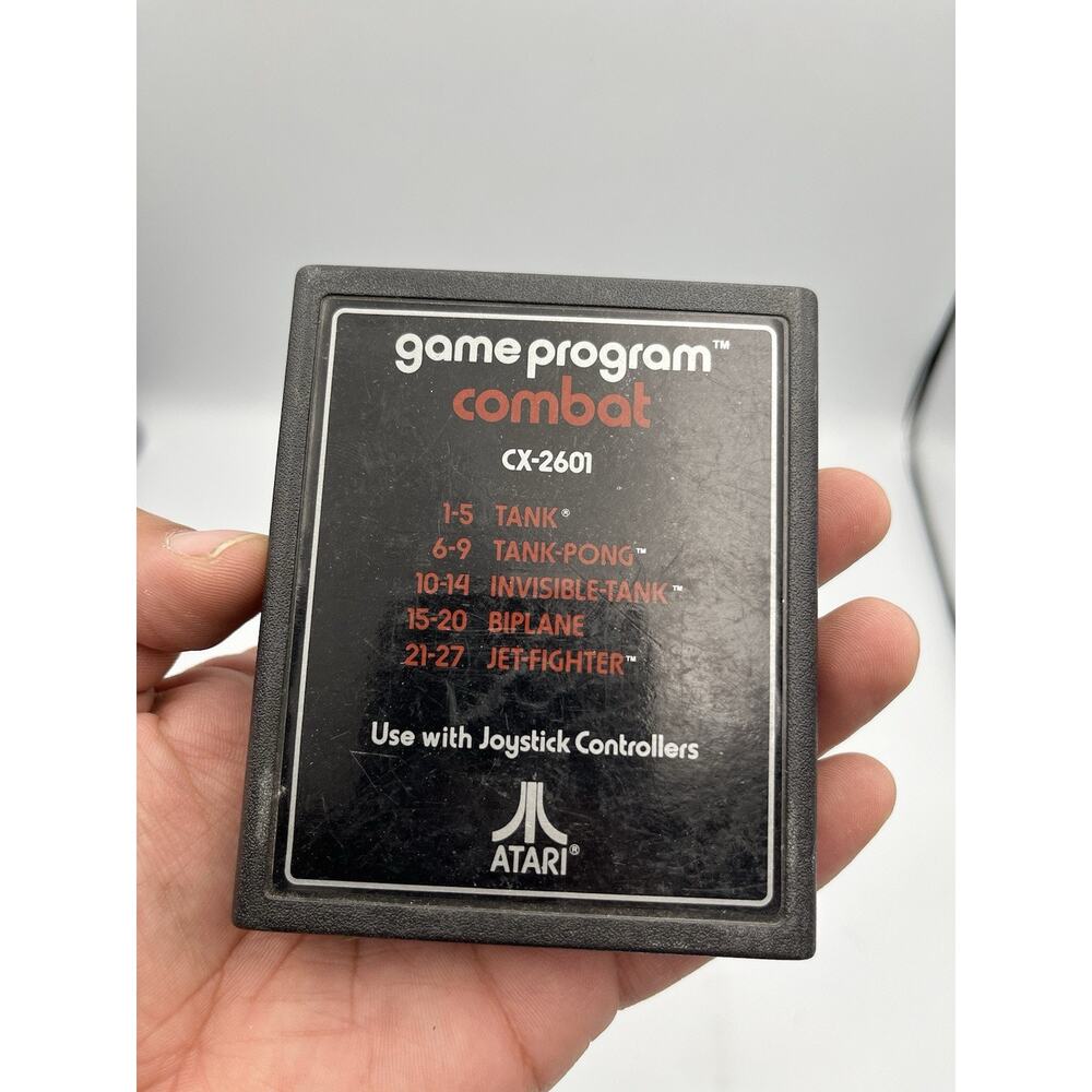 Atari Game Program Combat cx-2601 Vintage Videogames